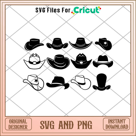 Cowboy hat svg bundle, Cowboy life svg bundle - Svgfileforcricut