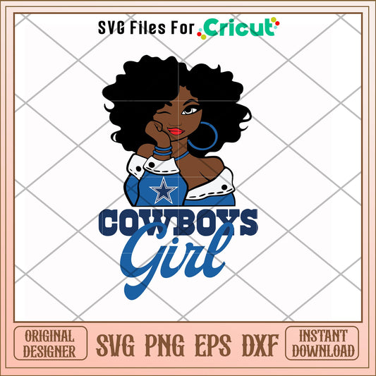 Cowboys Girl svg nfl teams svg, Cowboys svg, new nfl svg