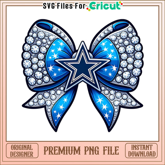 Cowboys logo vintage bow png, Dallas Cowboys png, NFL png