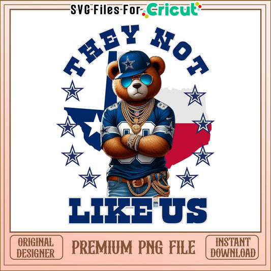 Cowboys they not like us png, Dallas Cowboys png, NFL png