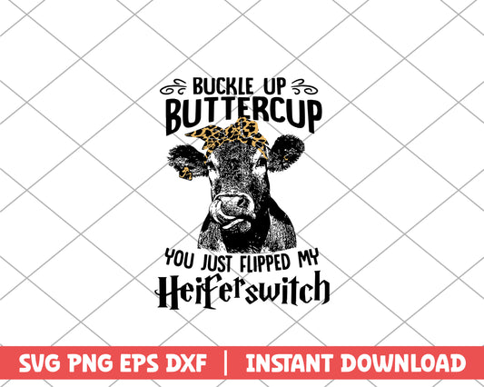 Cows buckle up house svg