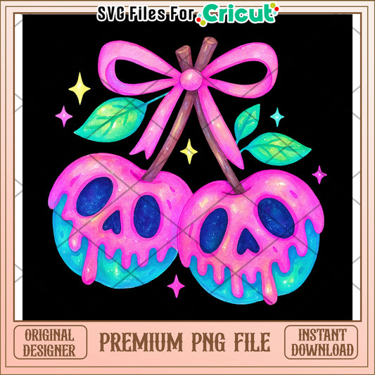 Creamy cherry neon png, halloween costumes png, halloween toys png