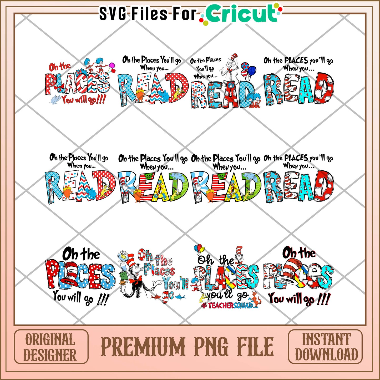 Creative Bundle of PNG Designs for Reading Enthusiasts