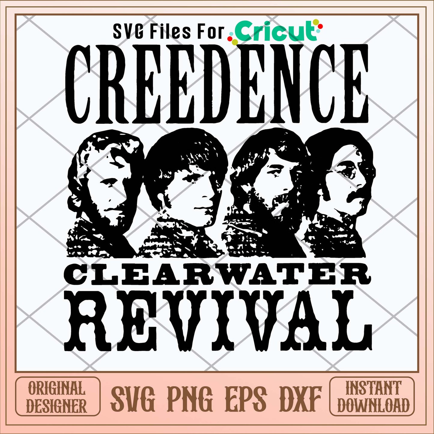 Creedence Clearwater Revival Fortunate Son Svg-Svgfilesforcricut