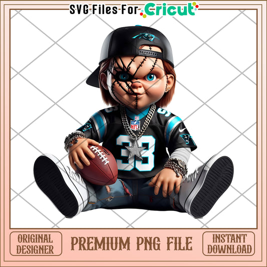 Creepy Football Kid PNG Design for Crafting, Premium Instant Download