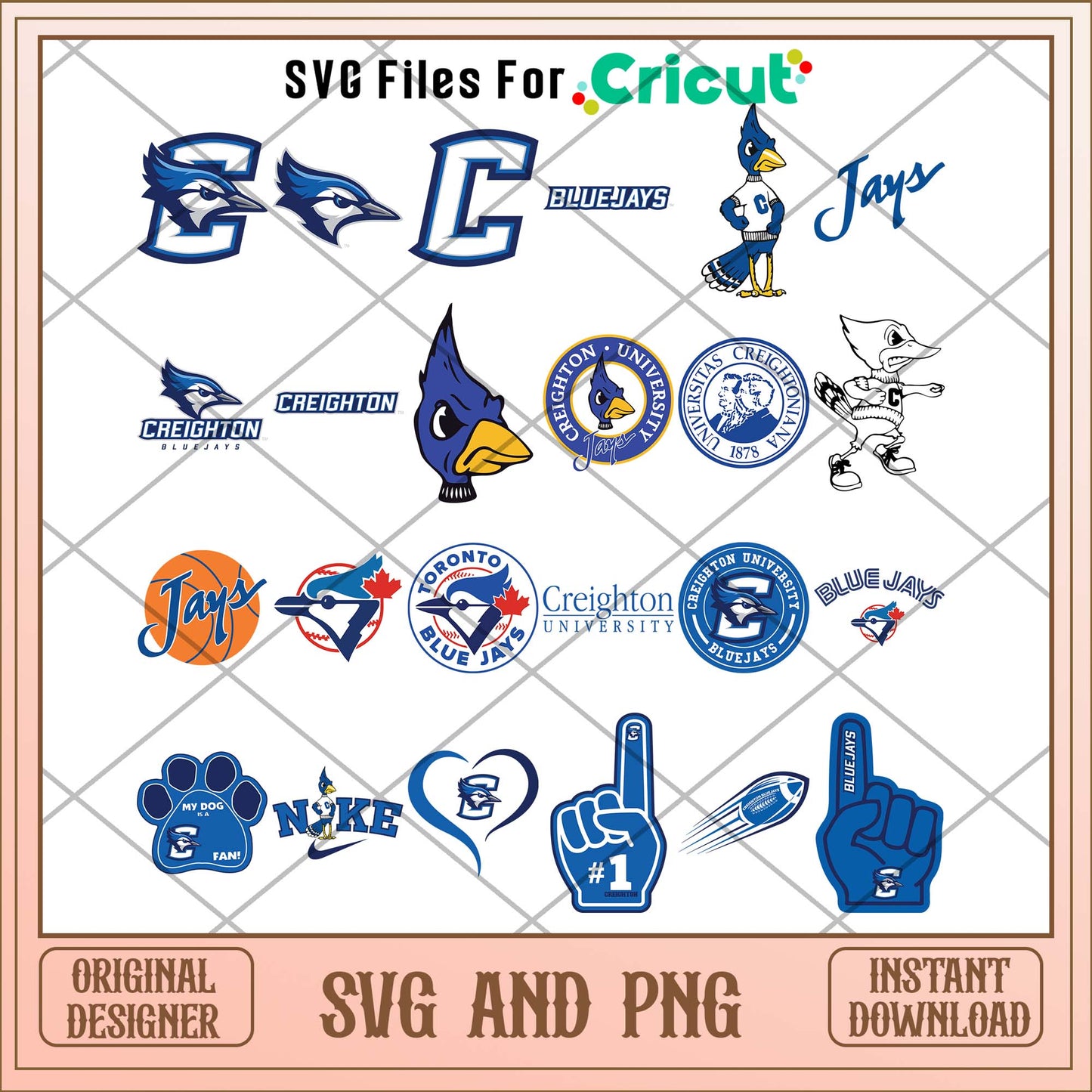Creighton Bluejays svg, Creighton Bluejays svg bundle, NCAA svg 