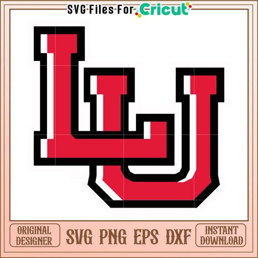 Cricut SVG Design for LU Logo, Perfect for Custom Projects and Crafts