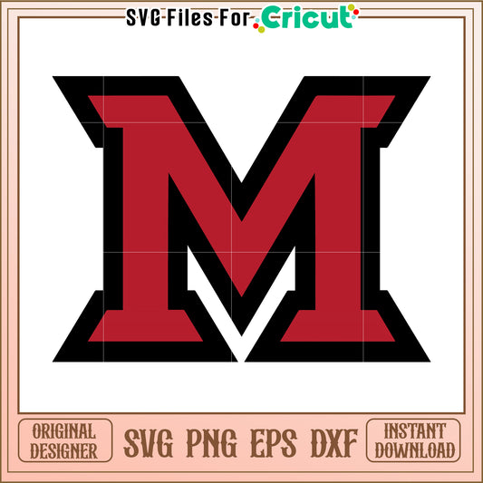 Cricut SVG File for Letter M Design, Perfect for Personal Projects and Crafting