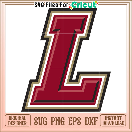 Cricut SVG File of Bold Letter L Design, Instant Download for Crafting Use