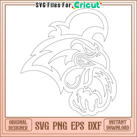 Cricut SVG File of a Unique Artistic Animal Design, Perfect for Crafting Projects