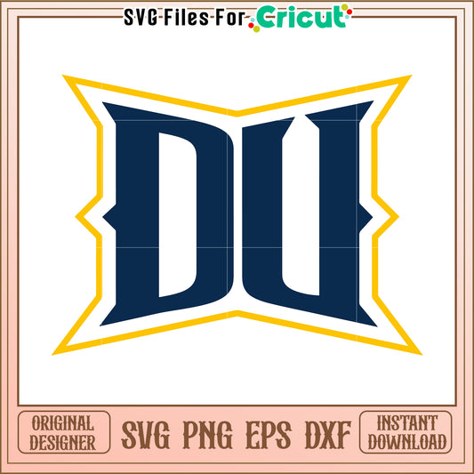 Cricut SVG Files for DIY Projects, Download Custom DU Logo Design Today