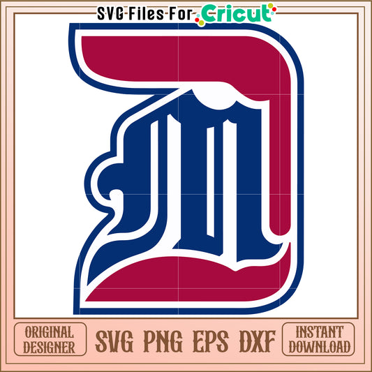 Cricut SVG File with Stylish Letter M Design, Perfect for Craft Projects