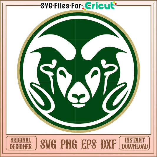 Cricut SVG Ram Logo Design, Instant Download Available in Multiple Formats