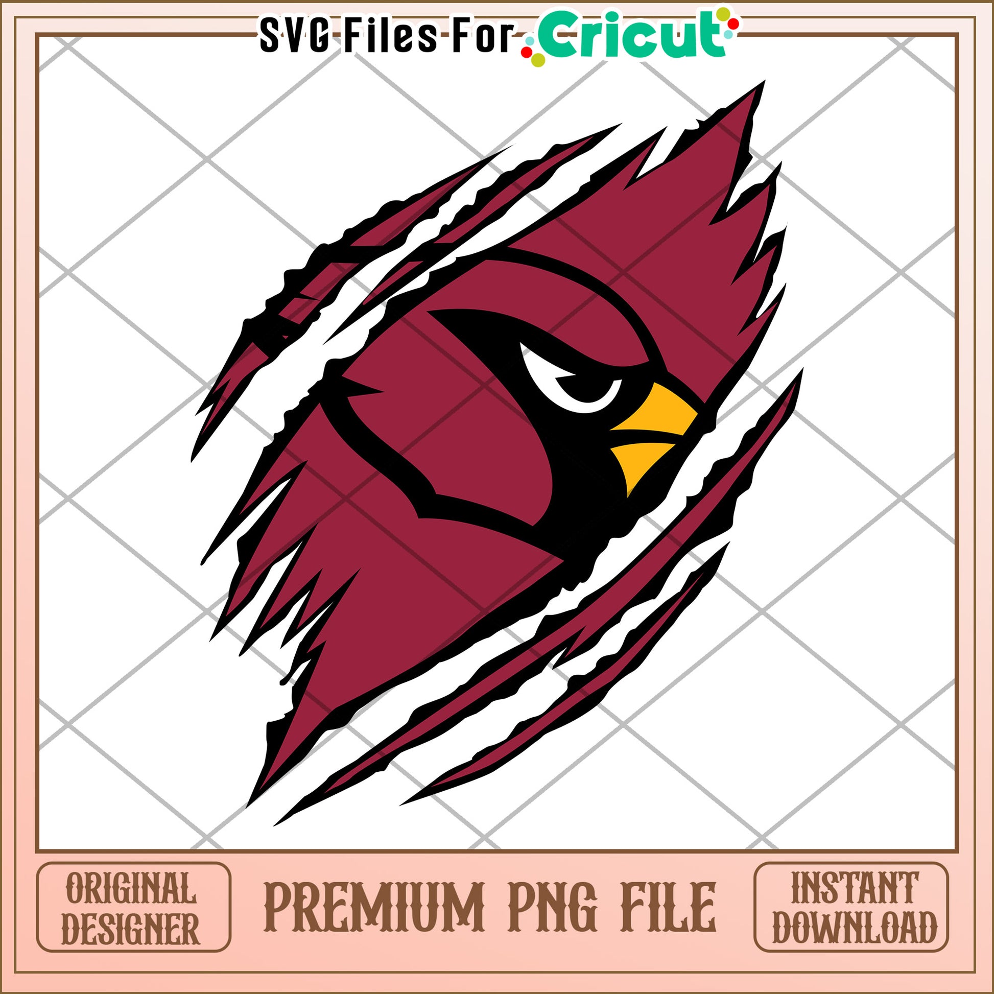 Crisp Cardinal PNG Design for Cricut, Perfect for DIY Projects