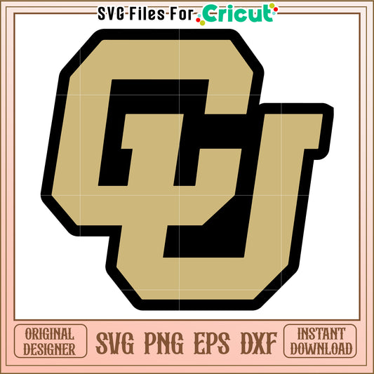 Crisp Colorado Buffaloes SVG design for Cricut projects, perfect for fans