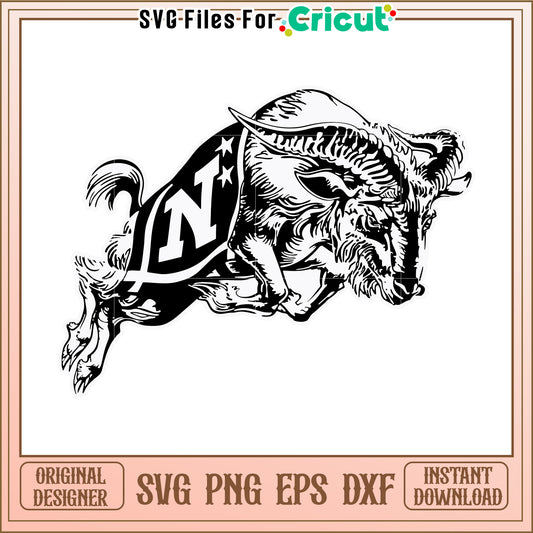 Crisp Goat SVG for Cricut, perfect for unique crafting projects and designs