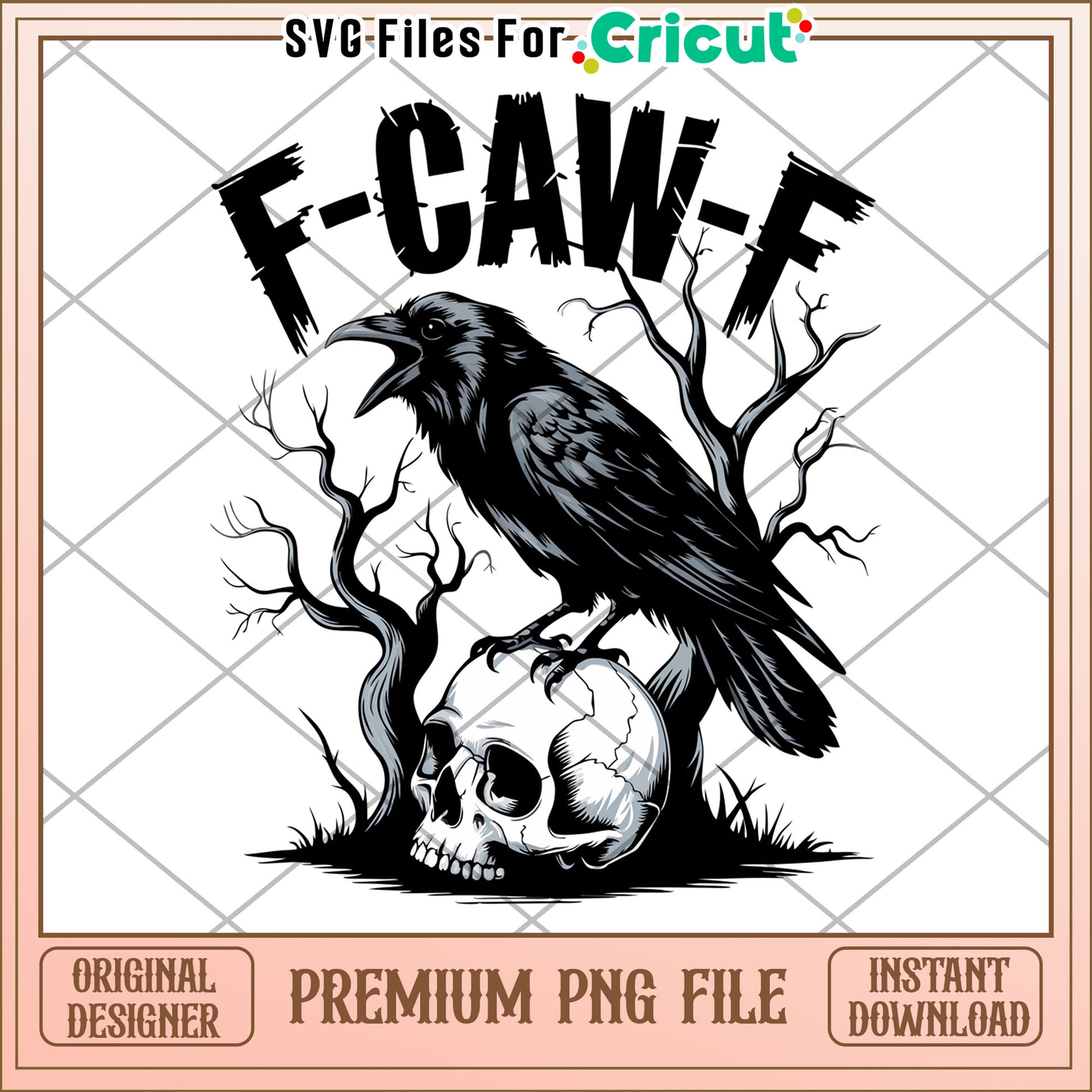 Crow with skull png, dark humor quotes png, crow quotes png