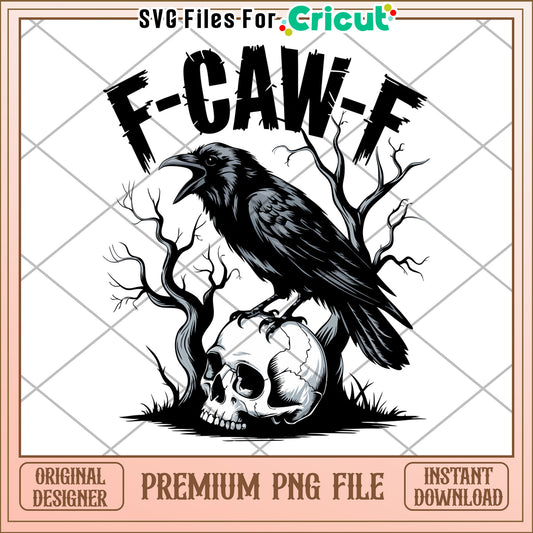 Crow with skull png, dark humor quotes png, crow quotes png