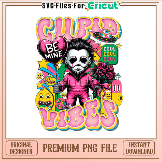 Cupid Vibes Valentines Day PNG