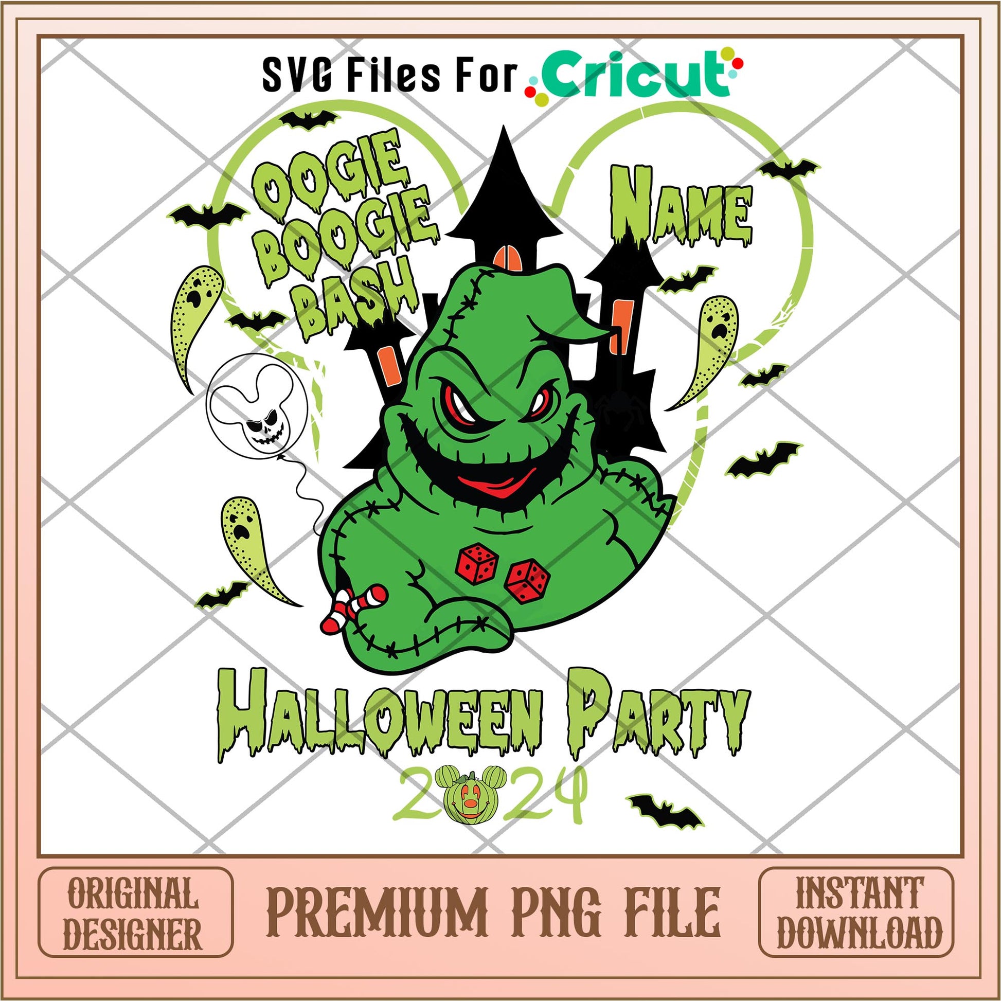 Custome Name Nightmare On Main Street png, Nightmare Before Christmas  png, Digital Download