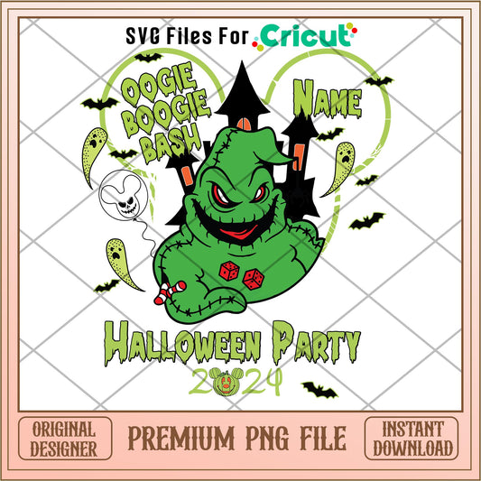 Custome Name Nightmare On Main Street png, Nightmare Before Christmas  png, Digital Download