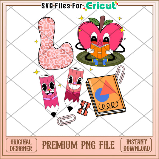 Cute Back to School PNG File