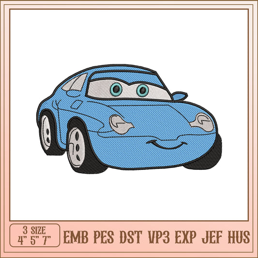 Cute Car Embroidery Design - EMB, PES, DST