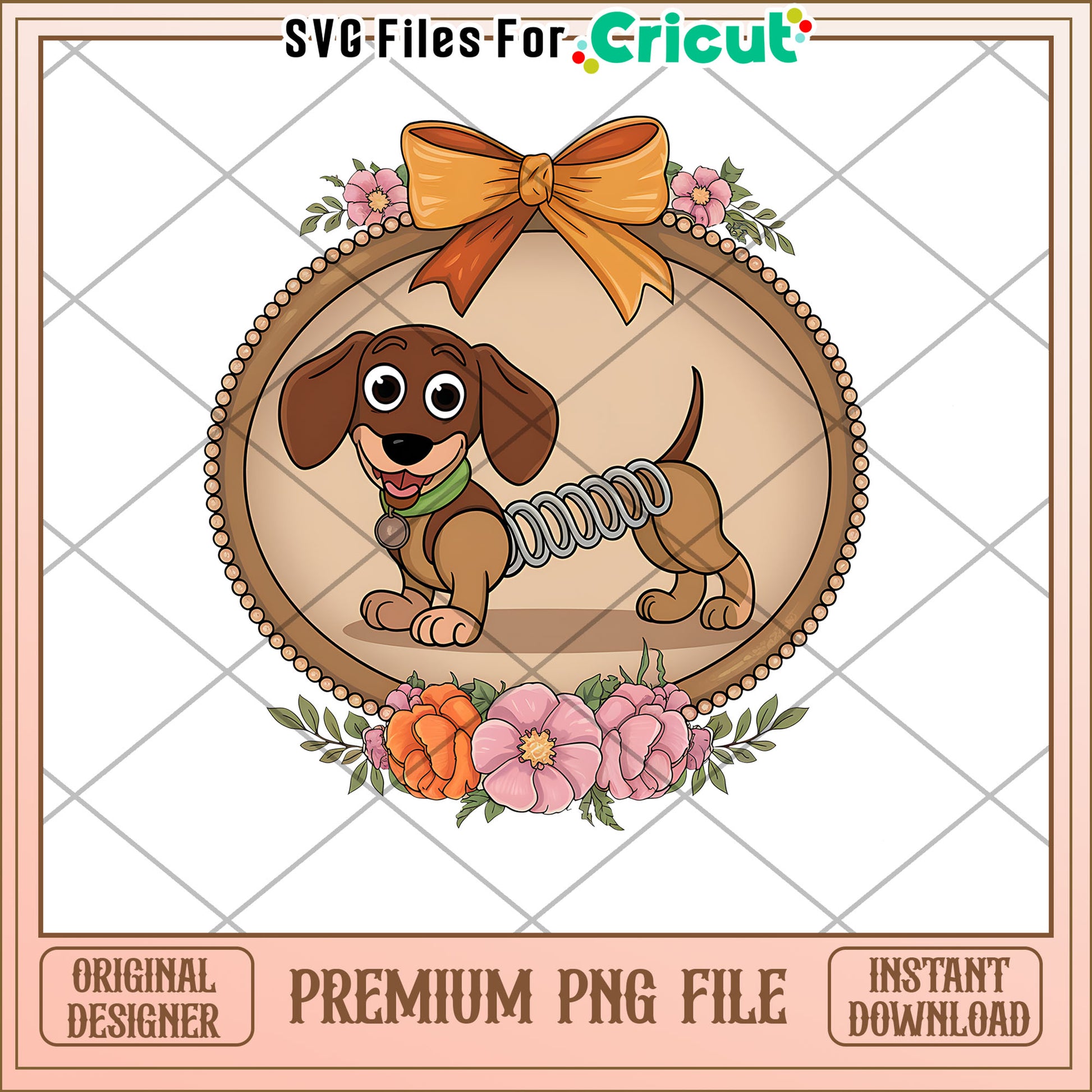 Cute Cartoon Dog Design for Crafting Projects, Downloadable PNG File