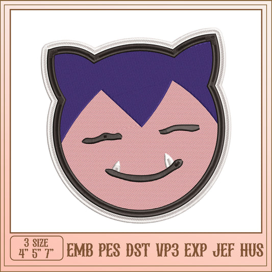 Cute Cat Embroidery Design 3 Sizes