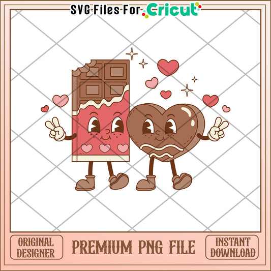 Cute Chocolate PNG Valentines Day