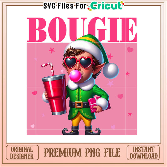 Cute Christmas Elf PNG Image