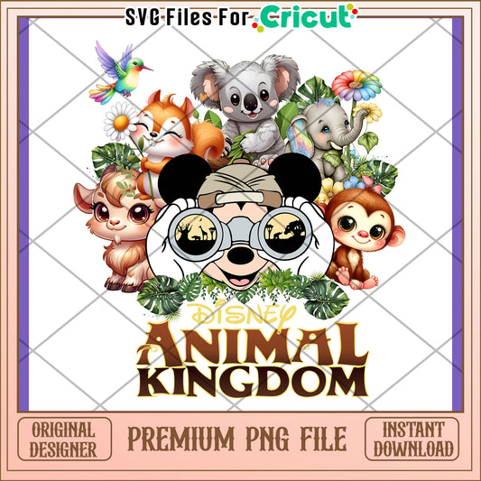 Cute Disney Animal Kingdom PNG Design Download