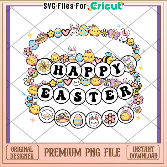 Cute Easter PNG Happy Easter Design