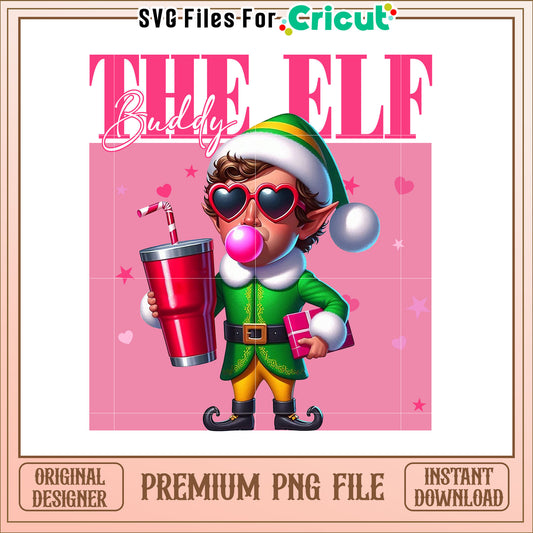 Cute Elf Buddy PNG Image