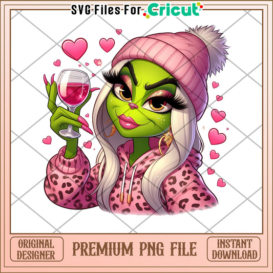 Cute Girl PNG Sublimation Design