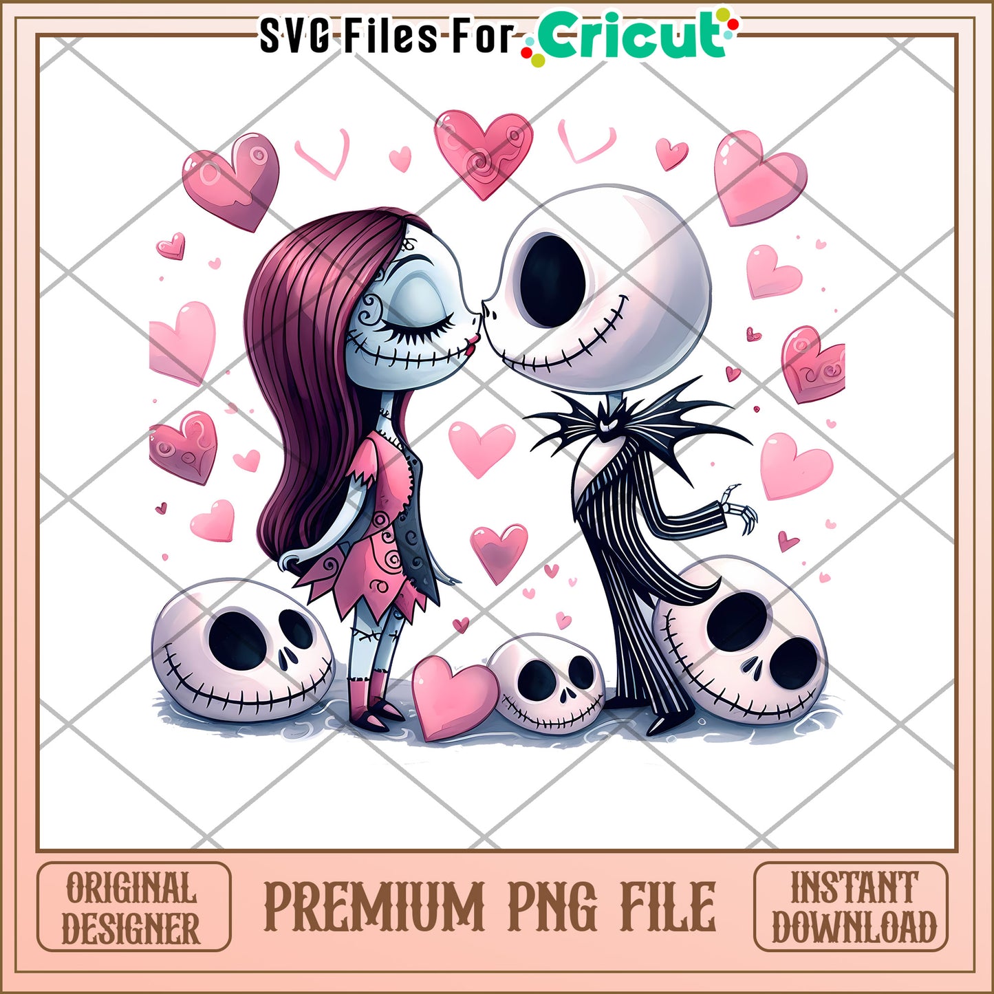 Cute Gothic Love PNG for Cricut Crafting Projects