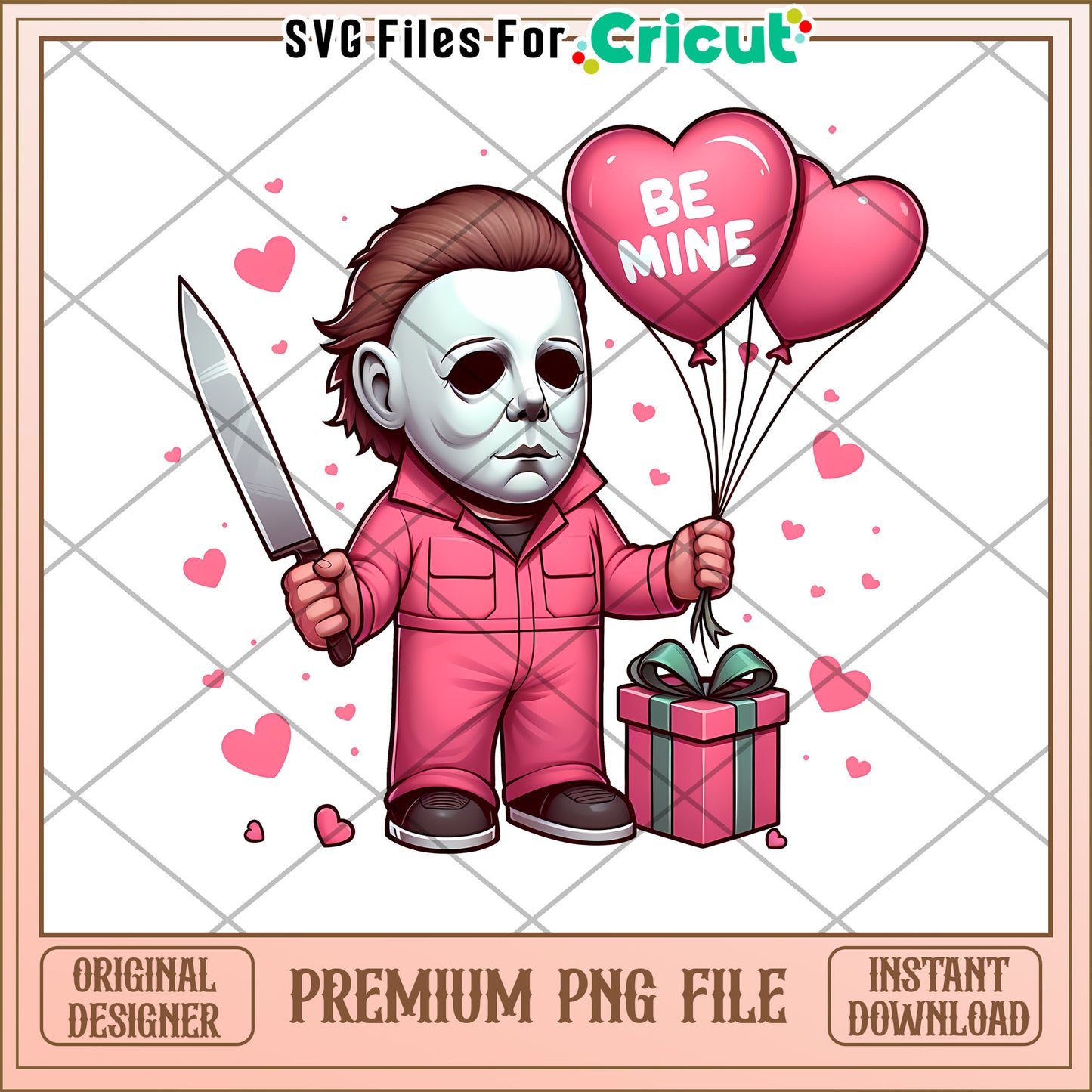 Cute Halloween Theme Be Mine PNG for Cricut Projects