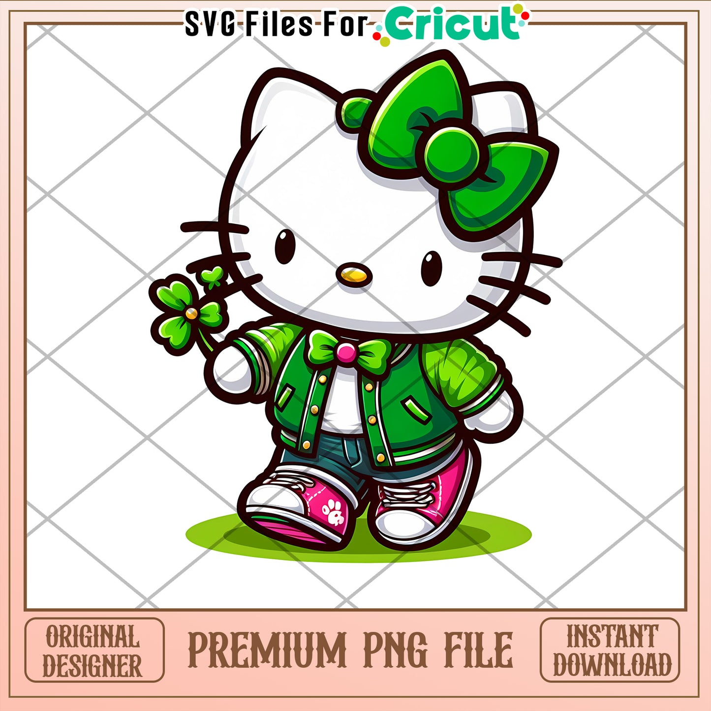 Cute Hello Kitty PNG File for Cricut Projects Download