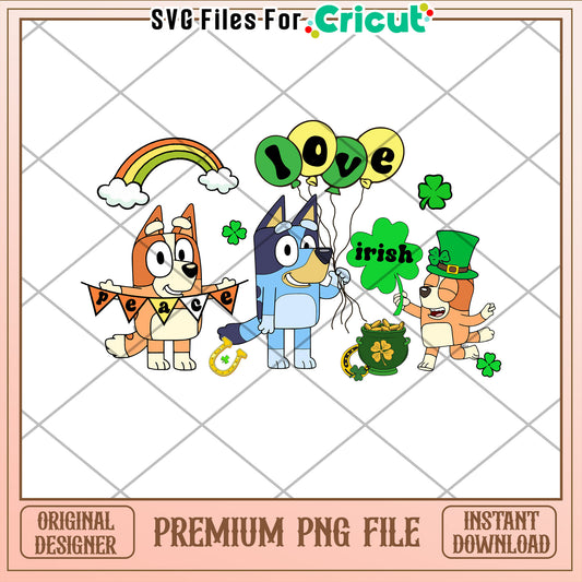 Cute Irish Dogs PNG File for Cricut Crafting Fun