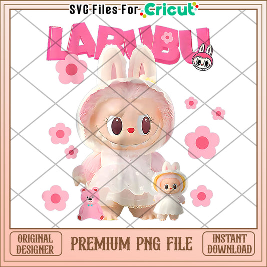 Cute Labubu Lover The Monsters Pink Halloween Christmas T-Shirt