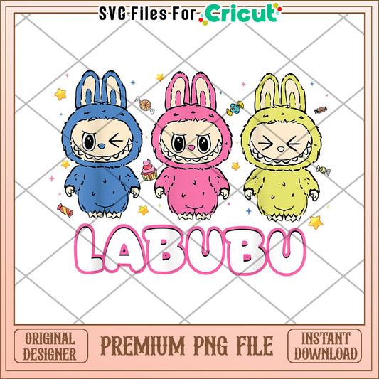 Cute Labubu The Monsters Funny Labubu Lover Men Women Kid T-Shirt