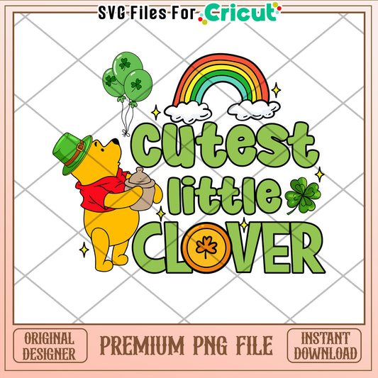 Cute Little Clover PNG Design for Crafts and More