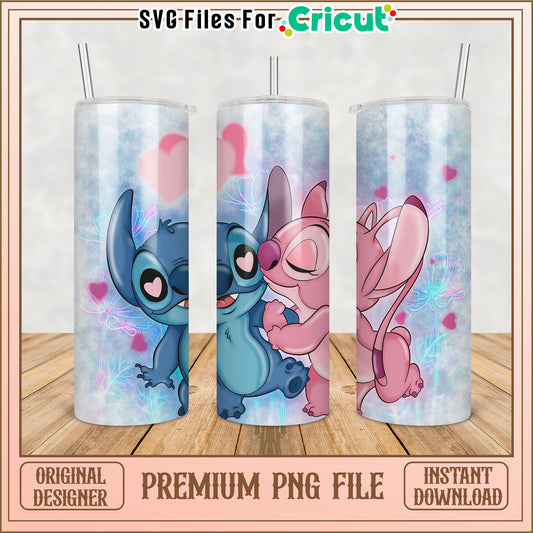 Cute Love Tumbler PNG Design for Cricut Crafts Download
