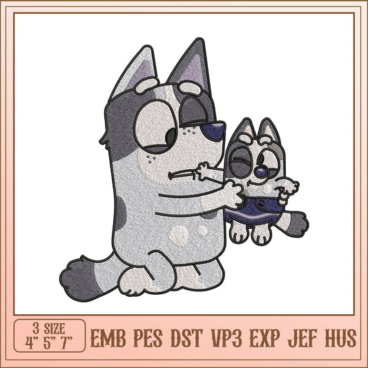 Cute Puppy Embroidery Design