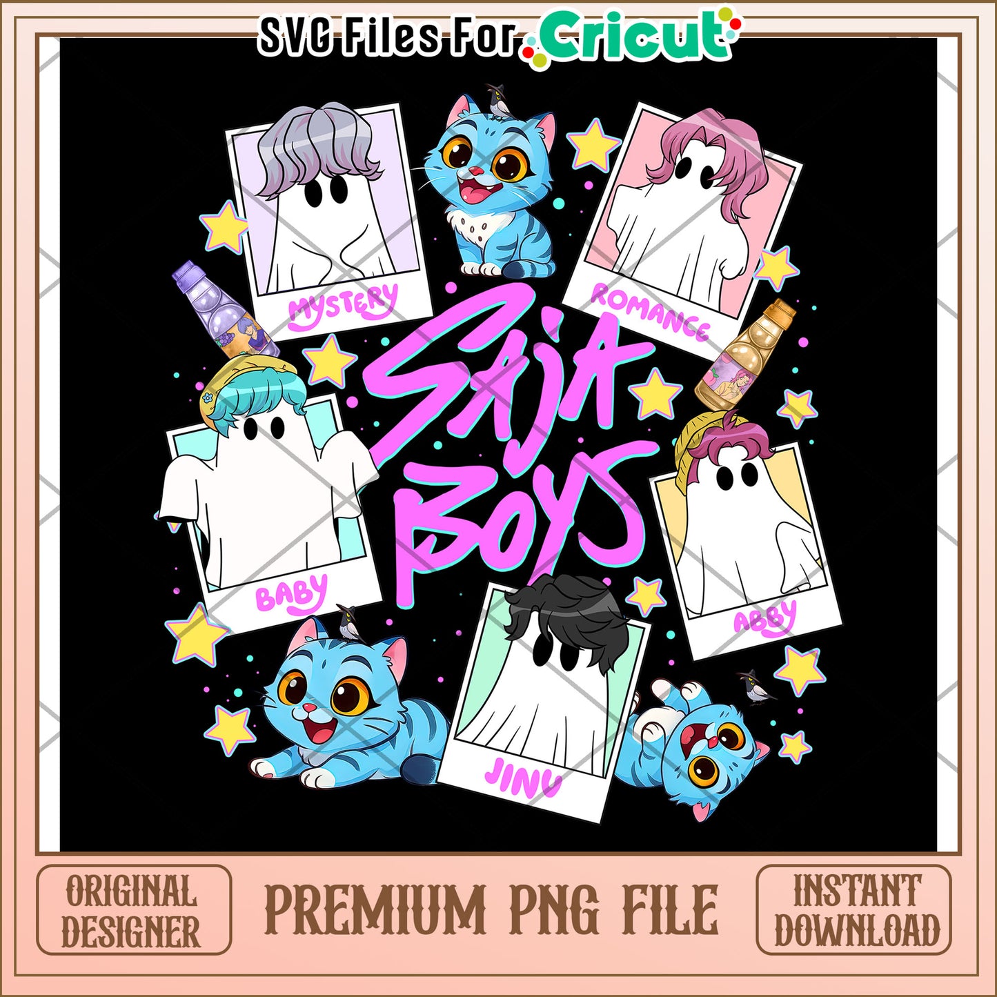 Cute Saja Boys Spooky Halloween Kpop Demon Hunters png, kpop demon hunters png, halloween png