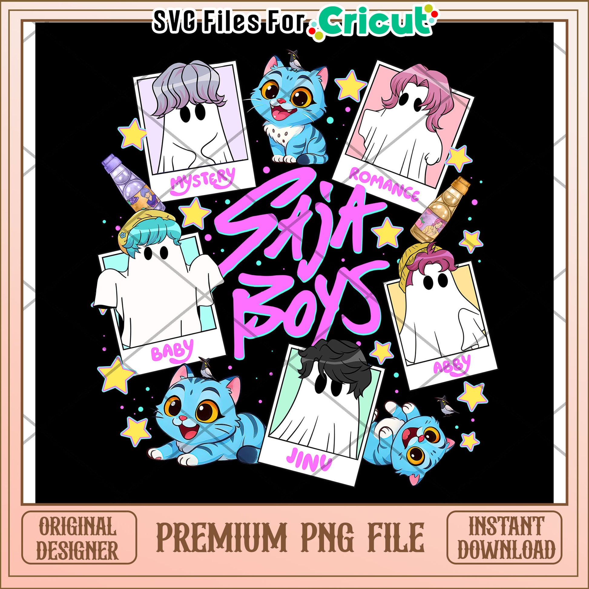 Cute Saja Boys Spooky Halloween Kpop Demon Hunters png, kpop demon hunters png, halloween png