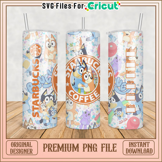 Cute Starbucks Tumbler Design PNG for Cricut Crafting Projects