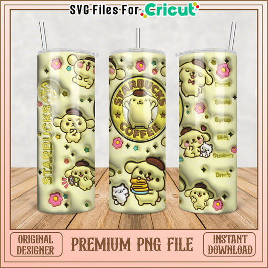 Cute Starbucks Tumbler PNG Design for Cricut DIY Projects Download