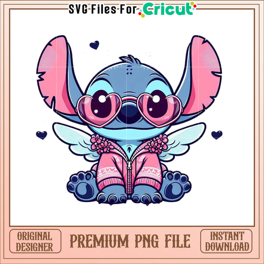 Cute Stitch PNG Image
