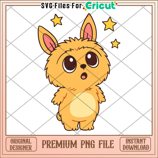 Cute design yellow labubu png, cute labubu png, labubu popmart png